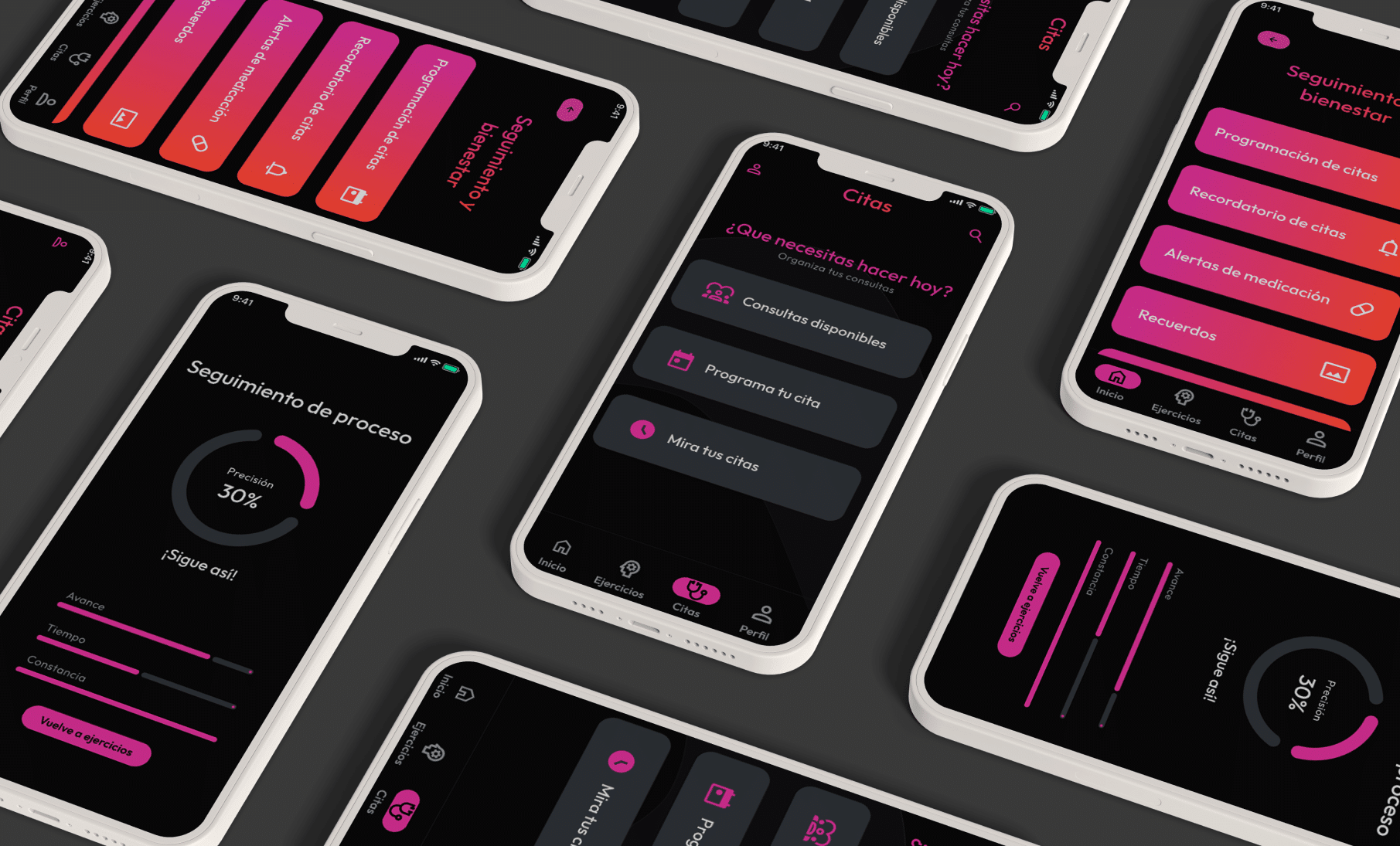 Prototipo de pantallas app Memo — UX UI design Medellín